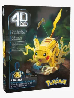 Spil & Puslespil-SpinMaster Spin Master 4D Build Pokemon Pikachu 3D-puslespil