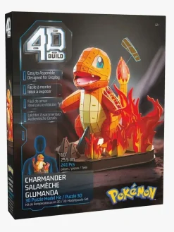 Spil & Puslespil-SpinMaster Spin Master 4D Build Pokemon Charmander 3D-puslespil
