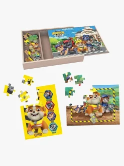 Spil & Puslespil-SpinMaster Spin Master Rubble & Crew Træpuslespil 3-i-1