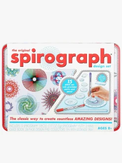 Kreativt Legetøj-Spirograph Sæt i Metalæske