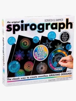 Kreativt Legetøj-Spirograph Tegneværktøj Skrab og Shimmer