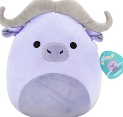 Dukker & Bamser-Squishmallows Bamse Bradley Bøffel 30 cm Lilla