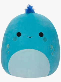 Dukker & Bamser-Squishmallows Bamse Dijimon Leguan 40 cm Blå/Hvid