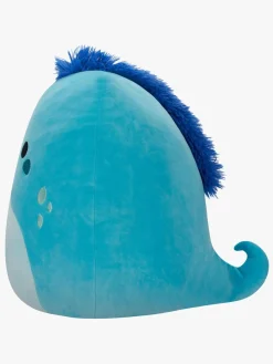 Dukker & Bamser-Squishmallows Bamse Dijimon Leguan 40 cm Blå/Hvid