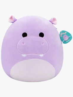 Dukker & Bamser-Squishmallows Bamse Hanna Flodhest 40 cm Lilla