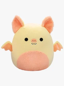 Dukker & Bamser-Squishmallows Bamse Meghan Flagermus 40 cm Orange/Gul