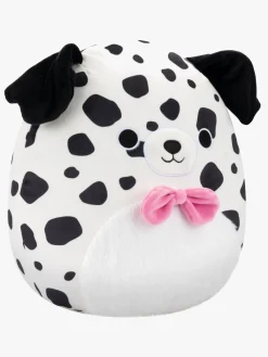 Dukker & Bamser-Squishmallows Bamse P23  Dustin Dalmatiner 30 cm Hvid/Sort