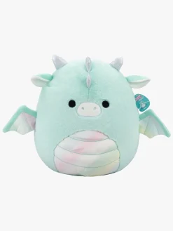 Dukker & Bamser-Squishmallows Fuzz A Mallows Bamse Joey Drage 50 cm Grøn