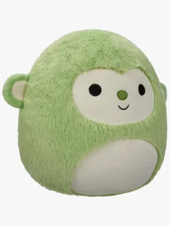 Dukker & Bamser-Squishmallows Fuzz A Mallows Bamse Mills Monkey 30 cm Grøn/Hvid