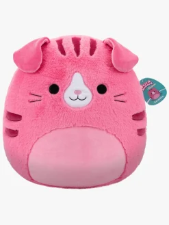Dukker & Bamser-Squishmallows Fuzz A Mallows Bamse Amina Kat 40 cm Lyserød