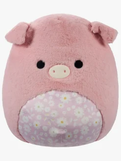 Dukker & Bamser-Squishmallows Fuzz A Mallows Bamse Peter Pig 50 cm Lyserød/Hvid