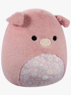 Dukker & Bamser-Squishmallows Fuzz A Mallows Bamse Peter Pig 50 cm Lyserød/Hvid