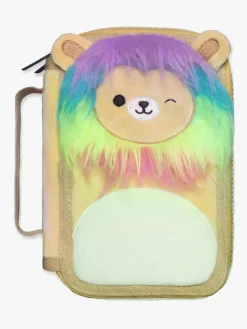 Kreativt Legetøj-Squishmallows Penalhus, Leonard Brun/Gul/Lyserød/Blå/Grøn