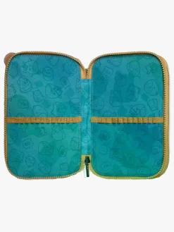 Kreativt Legetøj-Squishmallows Penalhus, Leonard Brun/Gul/Lyserød/Blå/Grøn