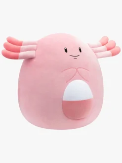 Dukker & Bamser-Squishmallows Pokémon Chansey Bamse 50 cm Lyserød
