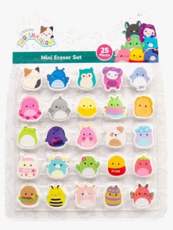 Kreativt Legetøj-Squishmallows Viskelædere 25 Stk. Flerfarvet