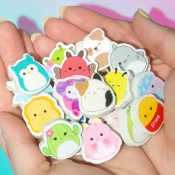 Kreativt Legetøj-Squishmallows Viskelædere 25 Stk. Flerfarvet