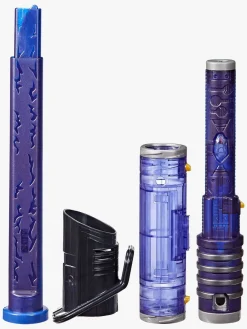 Kostumer & Udklædning-StarWars Star Wars Lightsaber Forge Kyber Core Darksaber Elektronisk Lyssværd Blå/Sort