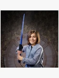 Kostumer & Udklædning-StarWars Star Wars Lightsaber Forge Kyber Core Darksaber Elektronisk Lyssværd Blå/Sort