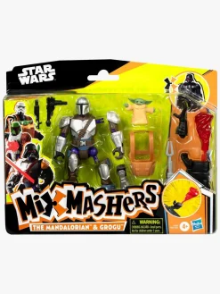 Legetøjsfigurer-StarWars Star Wars Mixmashers Figur Mando And Grogu Deluxe Flerfarvet