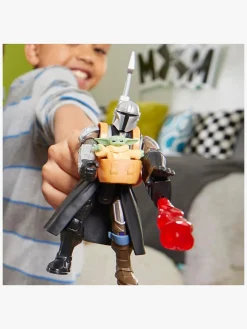 Legetøjsfigurer-StarWars Star Wars Mixmashers Figur Mando And Grogu Deluxe Flerfarvet