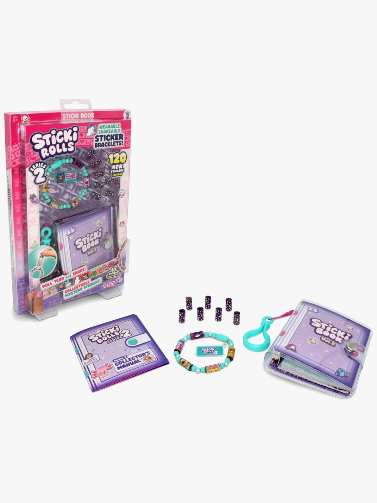 Kreativt Legetøj-StickiRolls Sticki Rolls Klistermærkebog S2
