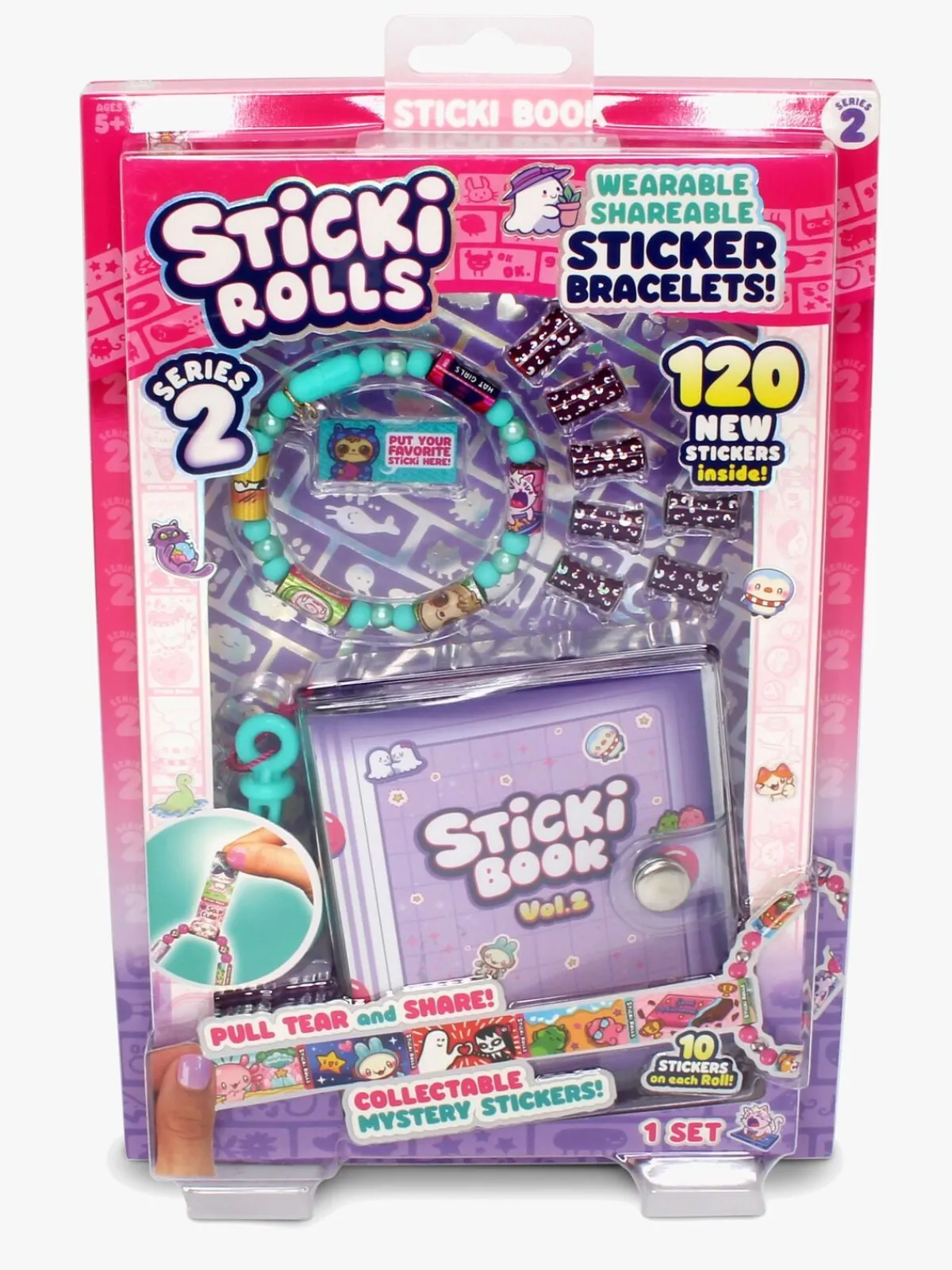 Kreativt Legetøj-StickiRolls Sticki Rolls Klistermærkebog S2