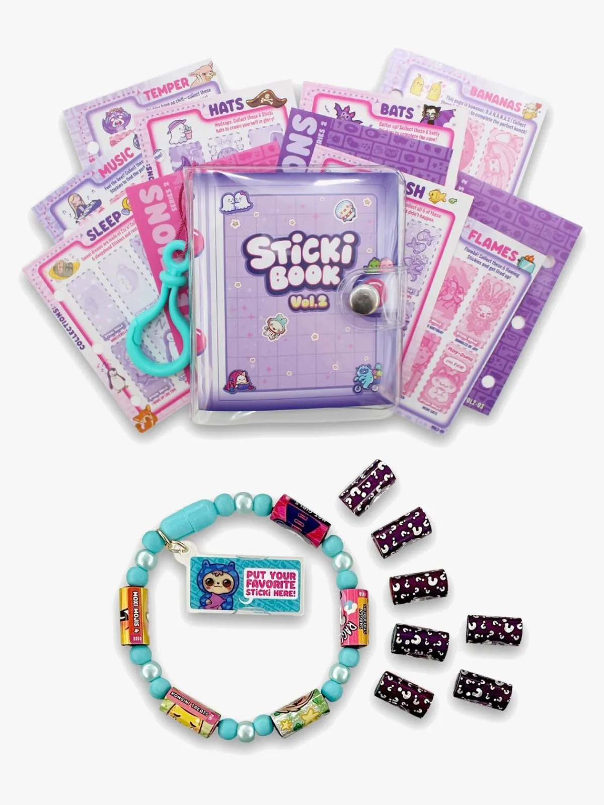 Kreativt Legetøj-StickiRolls Sticki Rolls Klistermærkebog S2