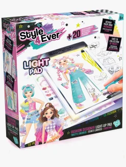 Kreativt Legetøj-Style4Ever Style 4 Ever Fashion Designer Light-up Pad Kreasæt