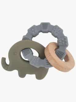 Babylegetøj-Summerville Organic Bidelegetøj Elefant, Grøn Grøn