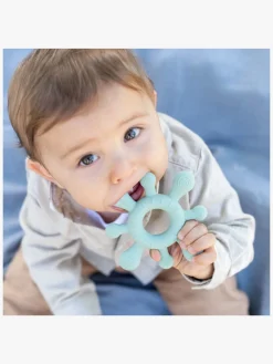 Babylegetøj-Summerville Organic Bidering Koral, Ice Blue Blå