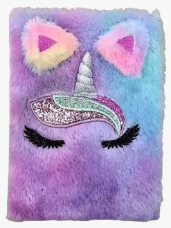 Kreativt Legetøj-Suntoy Notesbog Fluffy Enhjørning A5