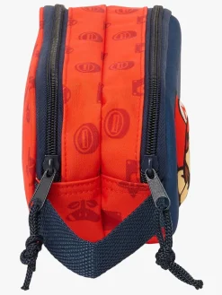 Kreativt Legetøj-SuperMario Super Mario 3D Dobbelt Penalhus, Rød/Marineblå