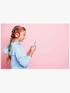 Elektronik & Media-OTLTechnologies Super Mario Høretelefoner Trådløse 85dB-95dB Sharing AUX Rød