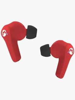 Elektronik & Media-OTLTechnologies Super Mario Høretelefoner In-Ear TWS, Rød
