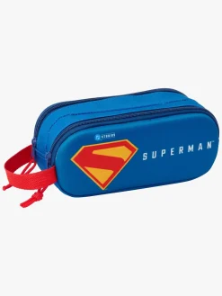 Kreativt Legetøj-Superman 3D Dobbelt Penalhus