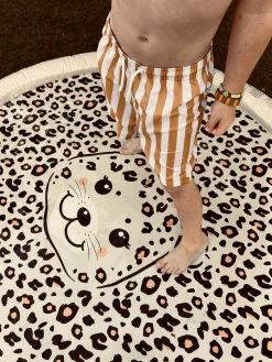 Vandlegetøj-SwimEssentials Swim Essentials Sprinkler Legetæppe, Safari Chique Beige