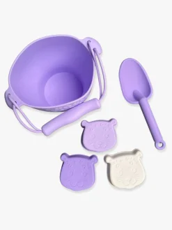 Udelegetøj-SwimEssentials Swim Essentials Strandsæt 4 Dele, Purple Leopard