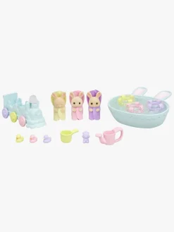 Dukker & Bamser-SylvanianFamilies Sylvanian Families Dukkehustilbehør Triplets Baby Bathtime Set