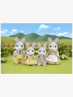 Legetøjsfigurer-SylvanianFamilies Sylvanian Families Figursæt Familien Bomuldskanin Grå/Hvid
