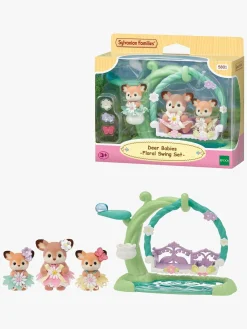 Dukker & Bamser-SylvanianFamilies Sylvanian Families Figursæt Hjortebabyer med Blomstergynge