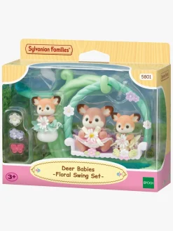 Dukker & Bamser-SylvanianFamilies Sylvanian Families Figursæt Hjortebabyer med Blomstergynge