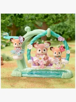 Dukker & Bamser-SylvanianFamilies Sylvanian Families Figursæt Hjortebabyer med Blomstergynge