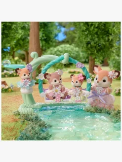 Dukker & Bamser-SylvanianFamilies Sylvanian Families Figursæt Hjortebabyer med Blomstergynge