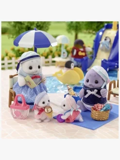 Dukker & Bamser-SylvanianFamilies Sylvanian Families Figursæt Familien Sæl Flerfarvet