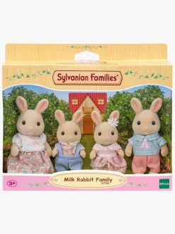 Dukker & Bamser-SylvanianFamilies Sylvanian Families Figursæt Familien Mælkekanin Flerfarvet