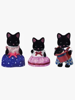 Legetøjsfigurer-SylvanianFamilies Sylvanian Families Figursæt Familien Midnatskat