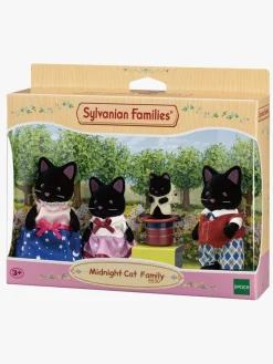 Legetøjsfigurer-SylvanianFamilies Sylvanian Families Figursæt Familien Midnatskat