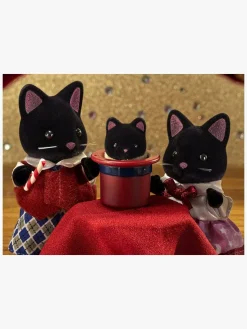 Legetøjsfigurer-SylvanianFamilies Sylvanian Families Figursæt Familien Midnatskat