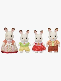 Dukker & Bamser-SylvanianFamilies Sylvanian Families Figursæt Kaninfamilien Chokolade Flerfarvet